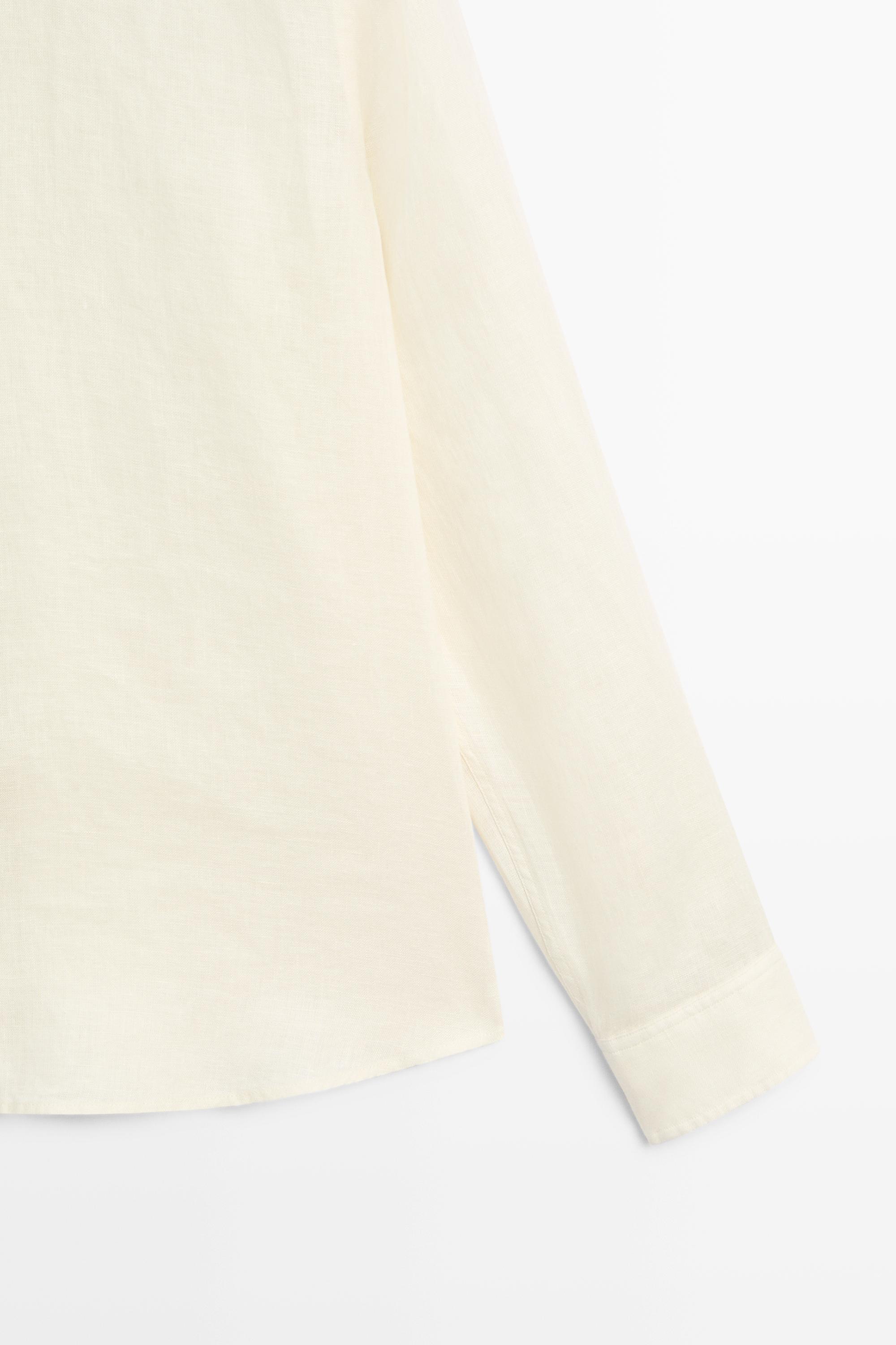 100% linen regular fit shirt